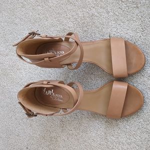 Cole Haan Heeled Sandal - Camel - 7.5
